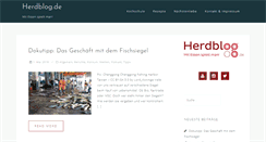 Desktop Screenshot of herdblog.de